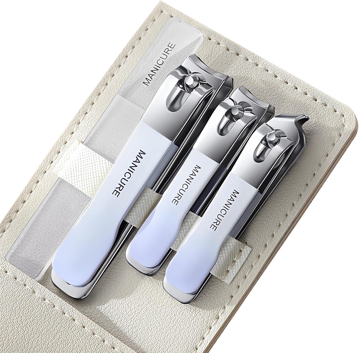 Men'S Grooming Essentials - 4 Pcs Manicure Set Stainless Steel