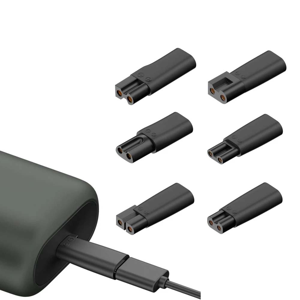 Electric Shaver Rotary - 6 PCS Type-C USB Adapter Replacement