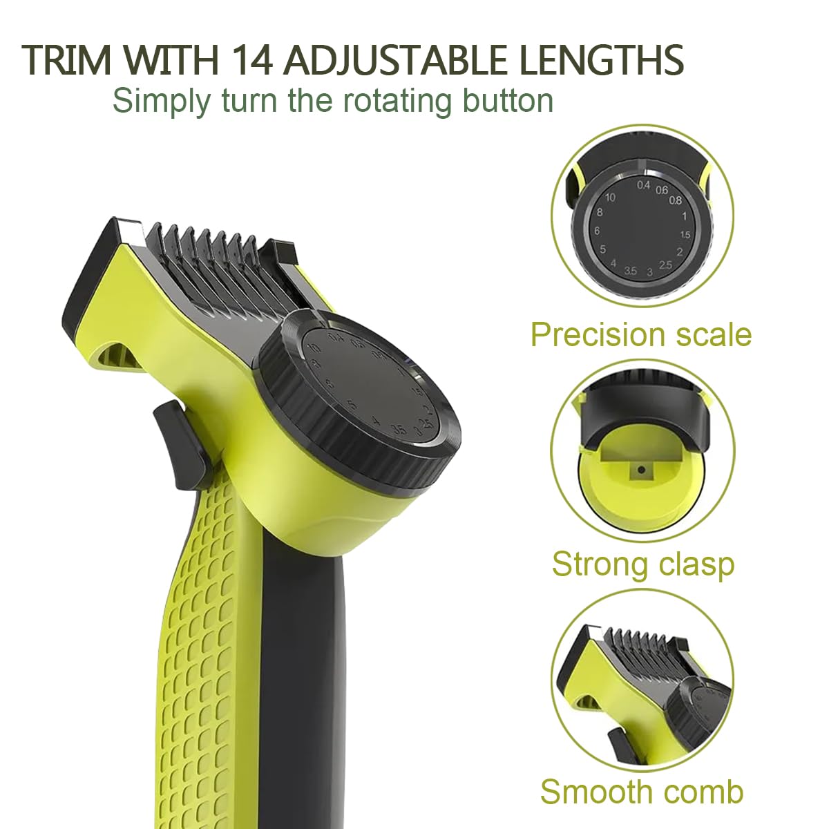 Electric Shaver Rotary - KVIFO Guide Comb Guards for Philips