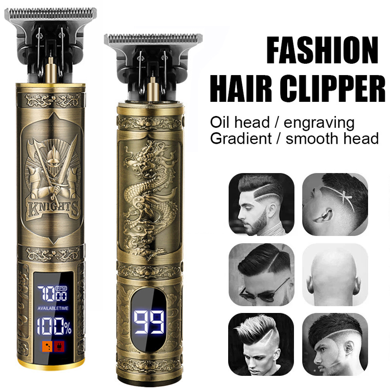 Electric Shaver Rotary - T9 Hair Clipper Cordless Beard Shaving