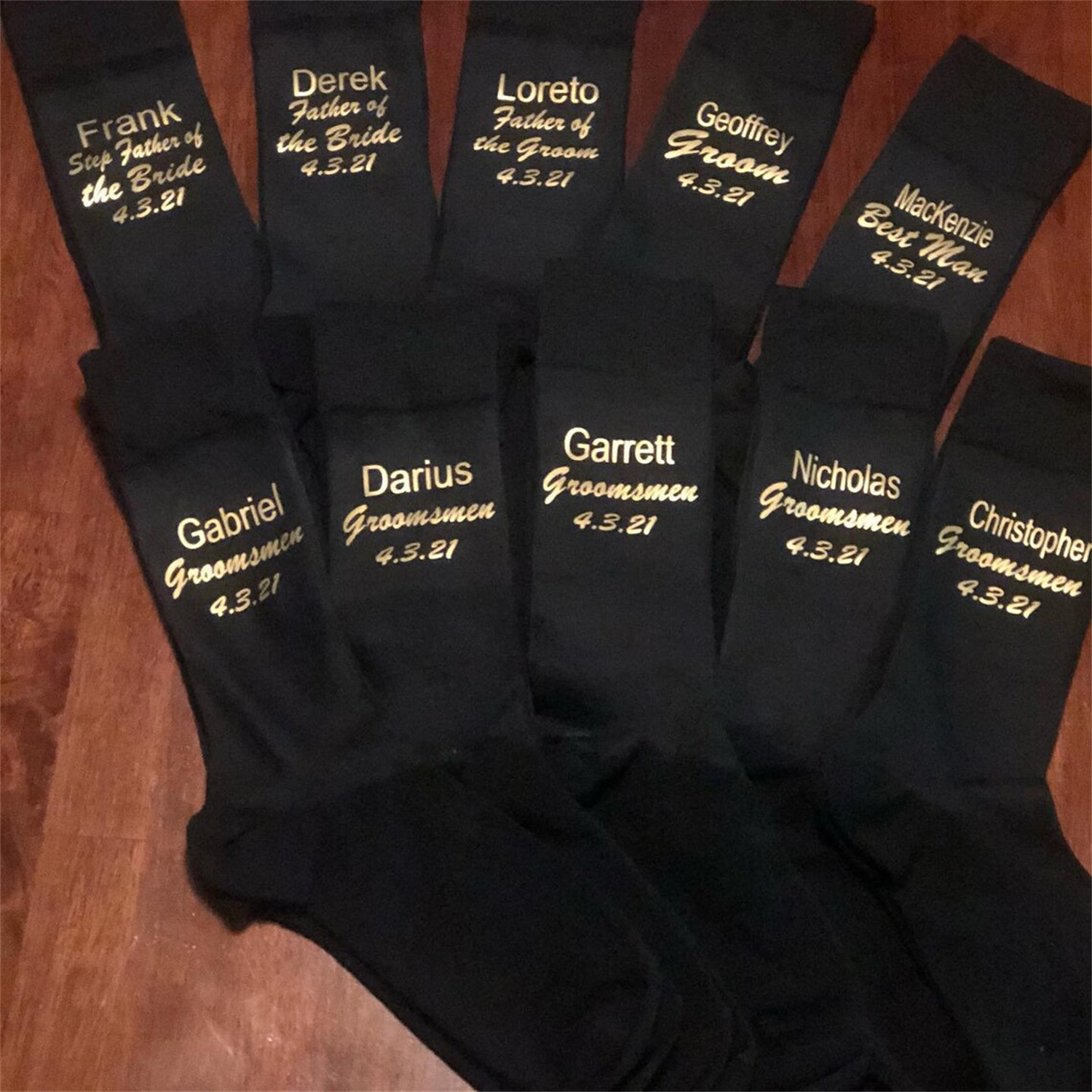 Men'S Grooming Day - SocksTeam Groom, Groom Socks, Father of