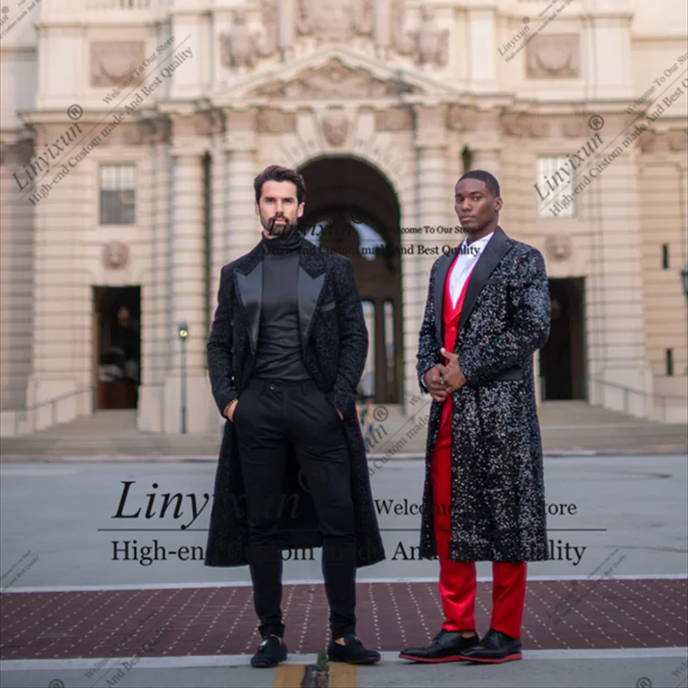 Shiny Men Suits Luxury Sequin  - X Men Grooming incelemesi ve fiyatı
