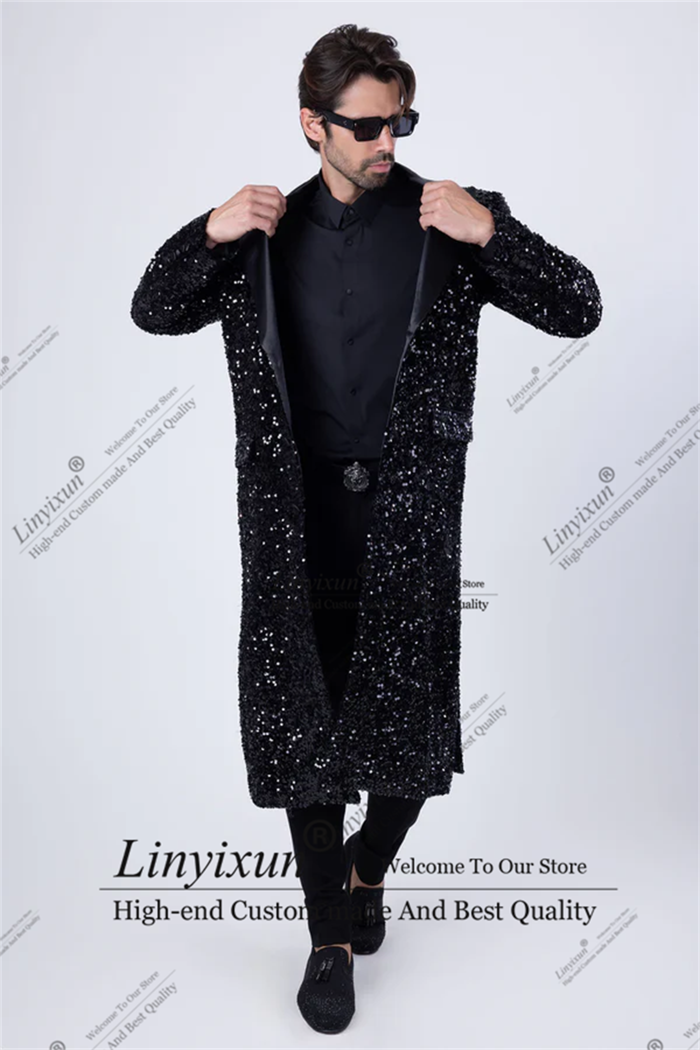Shiny Men Suits Luxury Sequin  - X Men Grooming incelemesi ve fiyatı