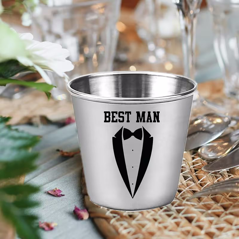 Custom Groomsman Shot Glass Se - Men'S Grooming Day incelemesi ve fiyatı