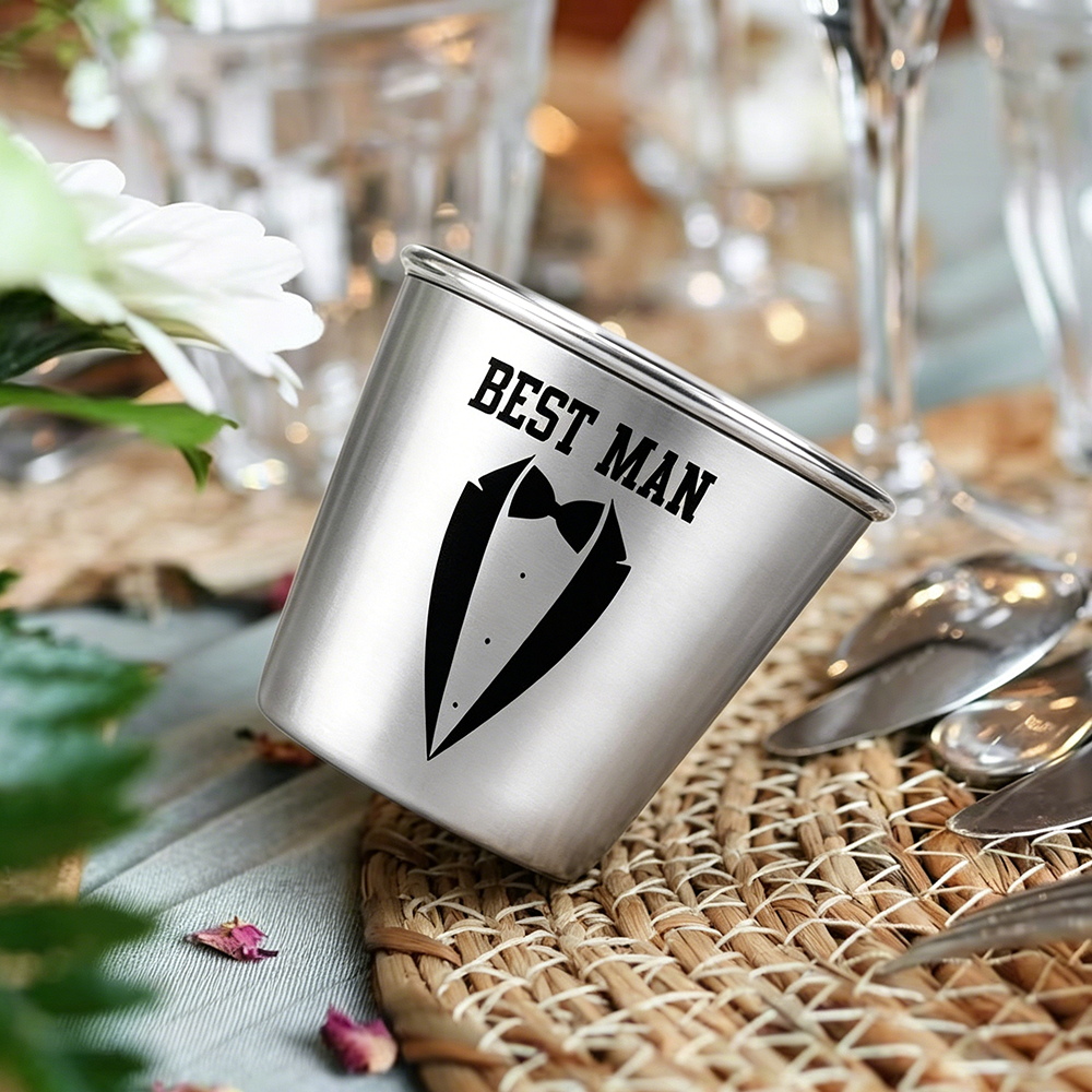 Custom Groomsman Shot Glass Se - Men'S Grooming Day incelemesi ve fiyatı