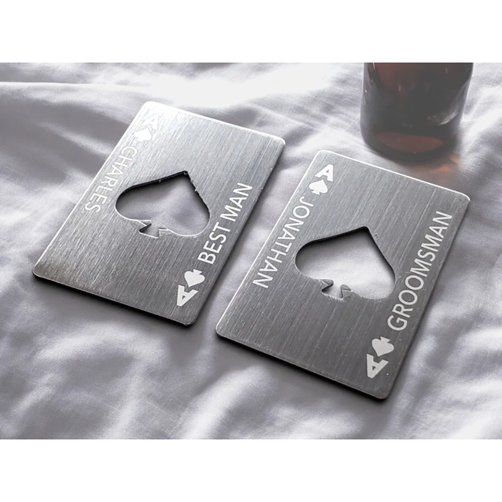 Custom Ace of Spades Groomsmen - Men'S Grooming Day incelemesi ve fiyatı