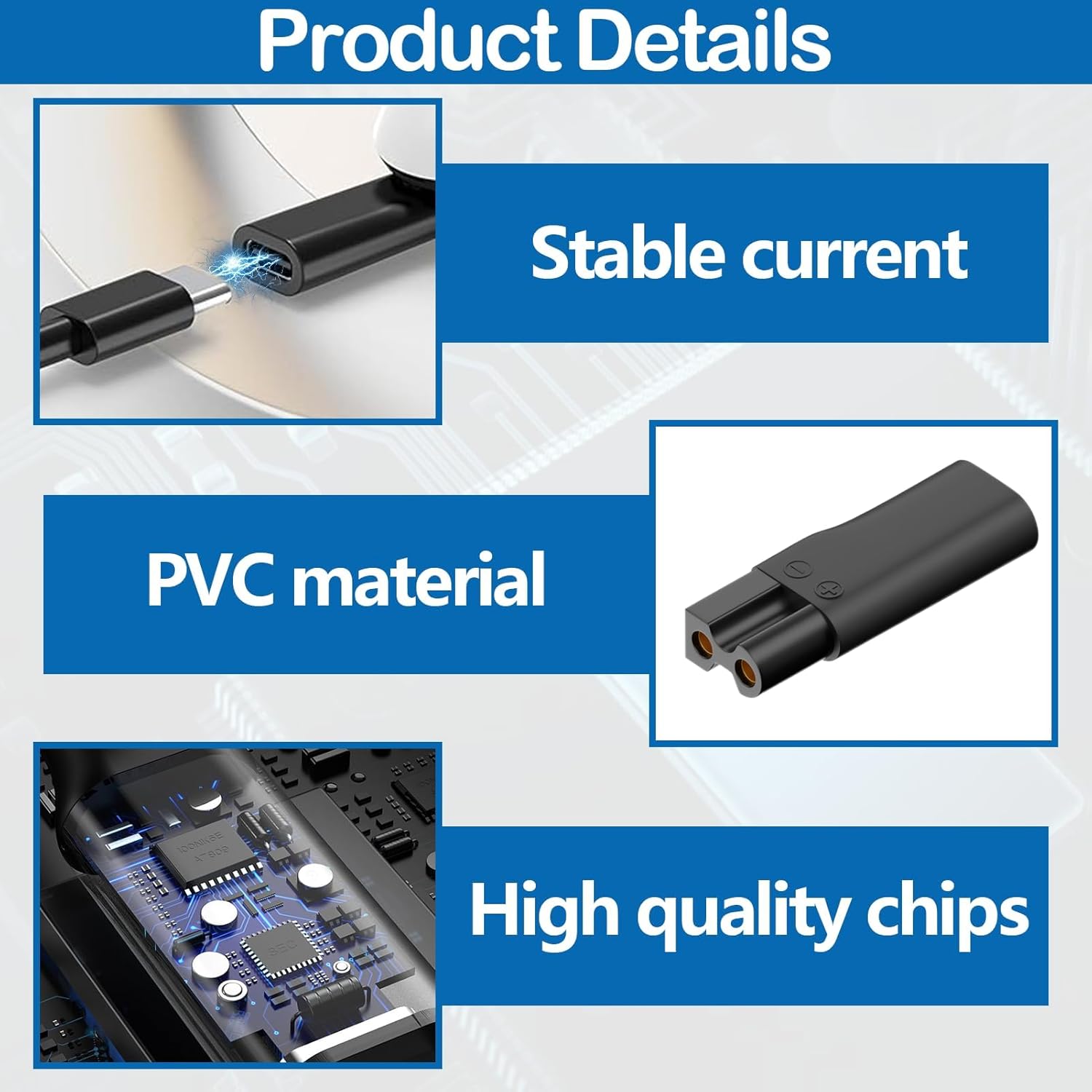 6 PCS Type-C USB Adapter Repla - Electric Shaver Rotary incelemesi ve fiyatı