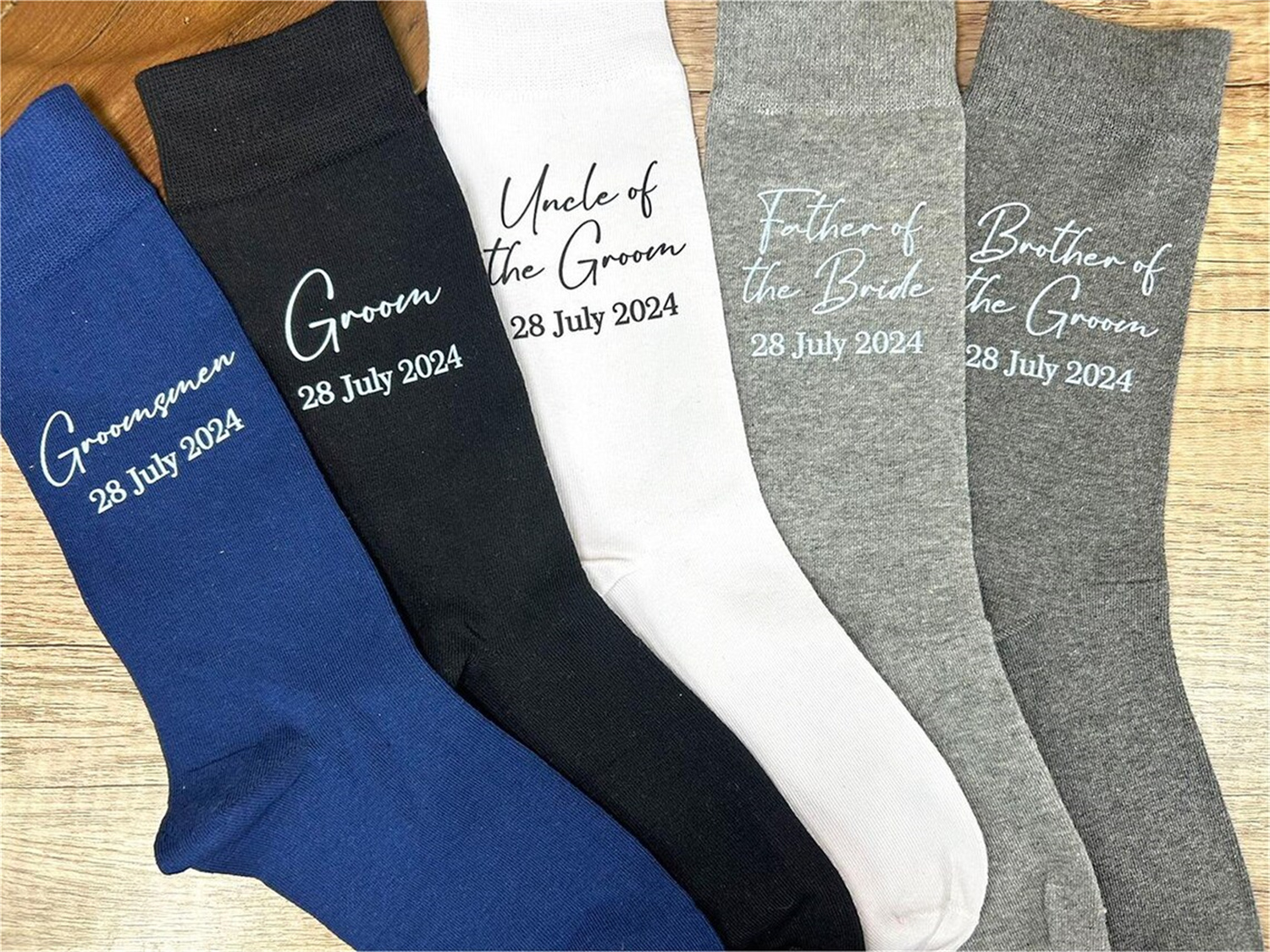 Groomsmen Socks for Wedding, D - Men'S Grooming Day incelemesi ve fiyatı
