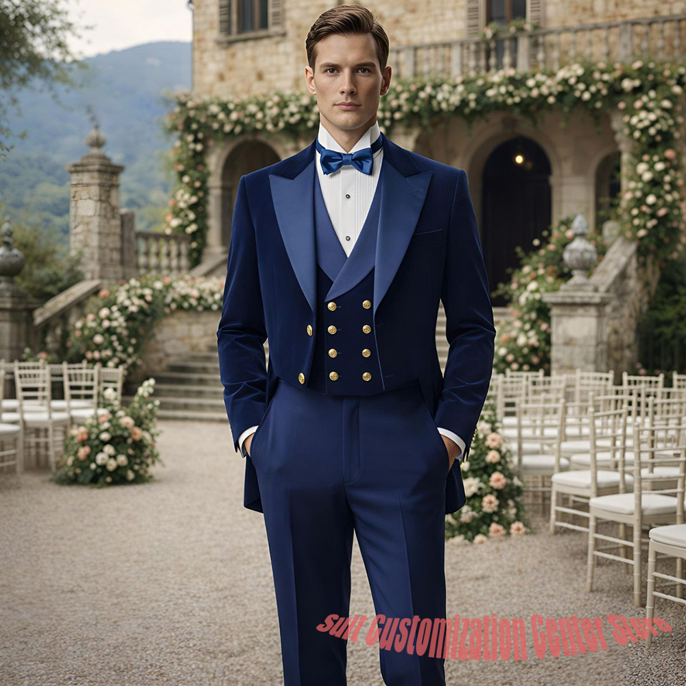 Classic Navy Blue Men's Suits  - X Men Grooming incelemesi ve fiyatı