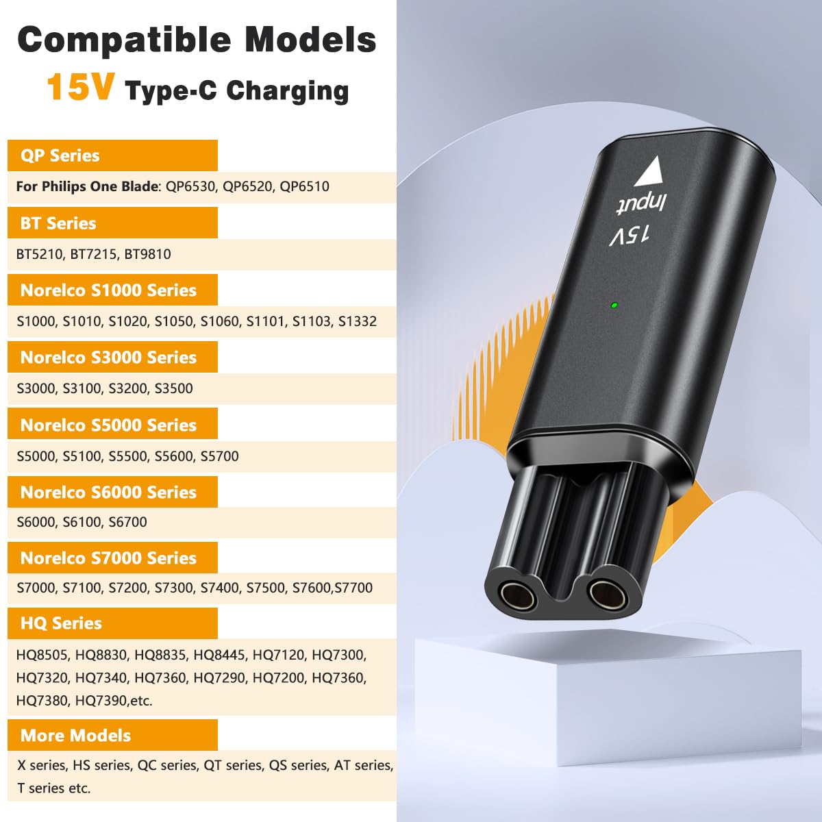 Brangdy 15V HQ8505 Type-C Shav - Electric Shaver Rotary incelemesi ve fiyatı