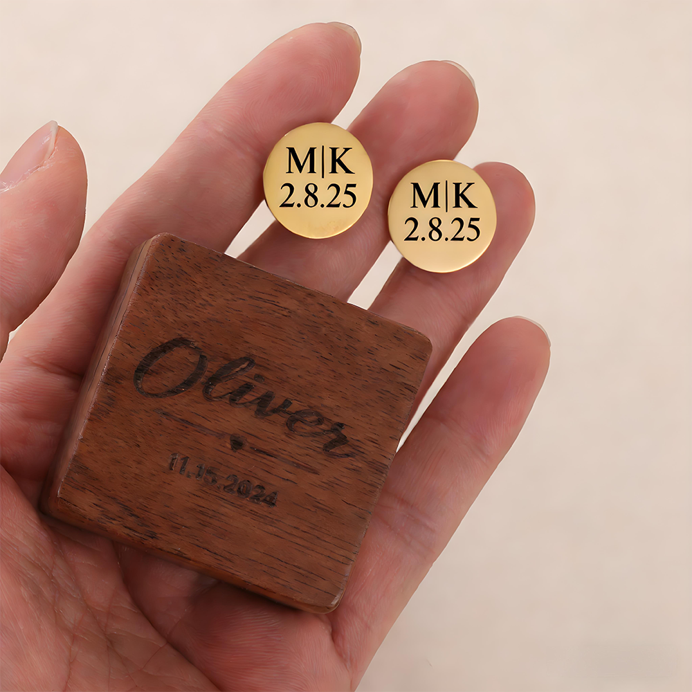 Custom Date Cufflinks Stainles - Men'S Grooming Day incelemesi ve fiyatı