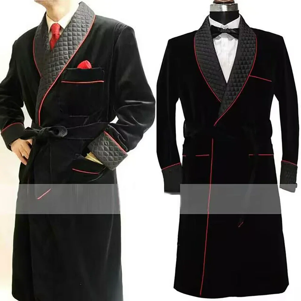 Velvet Smoking Long Men Jacket - X Men Grooming incelemesi ve fiyatı