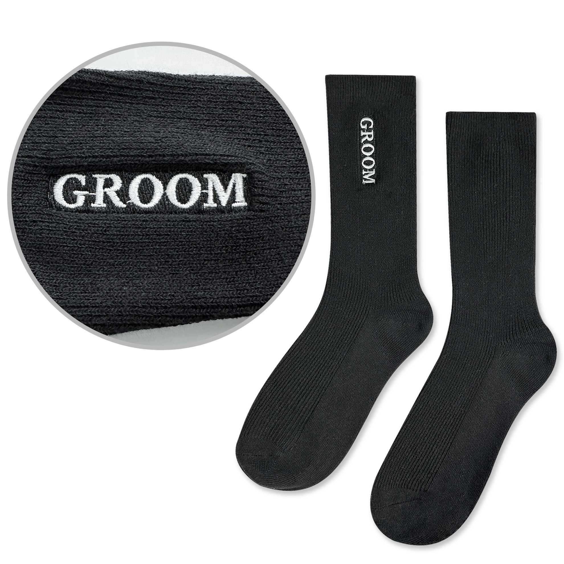Groom Embroidered Classic Blac - Men'S Grooming Day incelemesi ve fiyatı