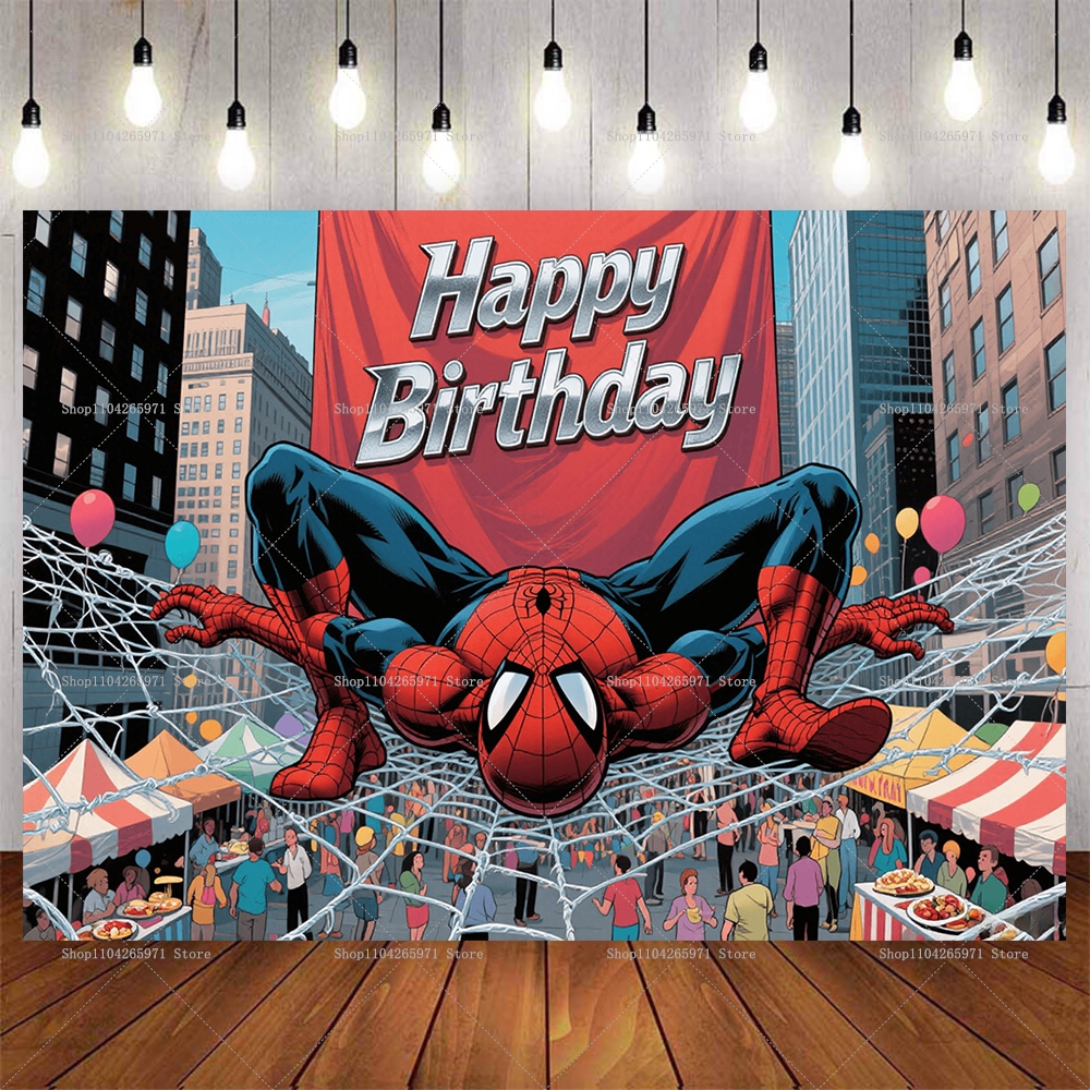 Cool Spider-Man Birthday Backd - Men'S Grooming Day incelemesi ve fiyatı