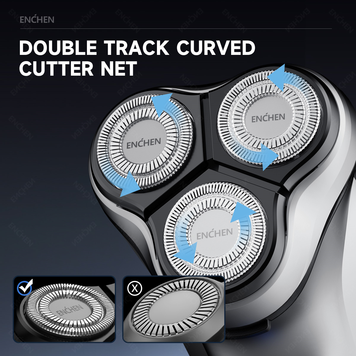 ENCHEN Blackstone's Replacemen - Electric Shaver Rotary incelemesi ve fiyatı