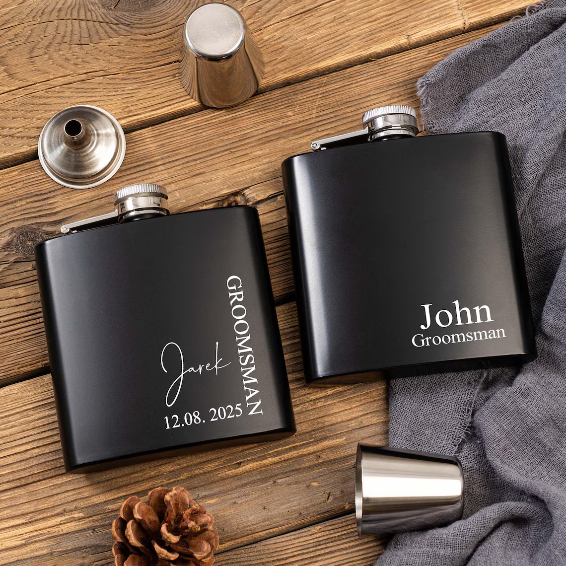 Personalized Name Hip Flask Se - Men'S Grooming Day incelemesi ve fiyatı